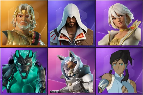Zeus, Ezio Auditore, Aphrodite, Cerberus, Katt, Korra