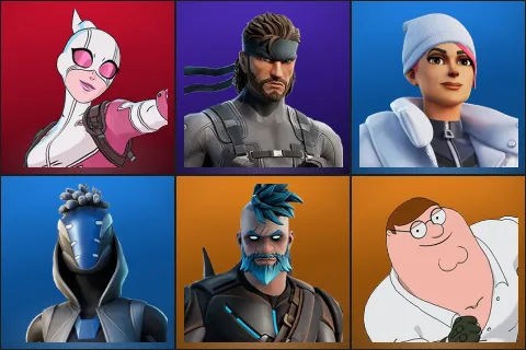 Gwenpool, Solid Snake, Blizzard Bomber, Sultura, Omegarok, Peter Griffin