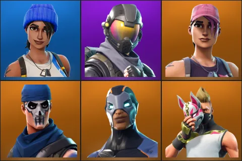Blue Team Leader, Rogue Agent, Rose Team Leader, Warpaint, Carbide, Drift