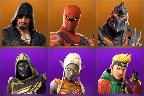 Blackheart, Hybrid, Ruin, Blitz Knight, Ember, Master Key