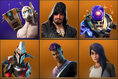 Psycho Bandit, Blackheart, Cyclo, Eternal Knight, Fade, Gear Specialist Maya