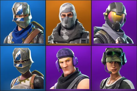 Blue Squire, Havoc, Rogue Agent, Royale Knight, Sub Commander, Trailblazer