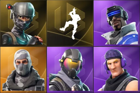 Elite Agent, Take The L, Blue Striker, Havoc, Rogue Agent, Sub Commander