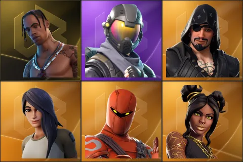 Travis Scott, Rogue Agent, Blackheart, Gear Specialist Maya, Hybrid, Luxe