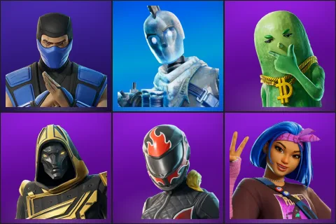 Sub-Zero (MK3), Glacial Dummy, Big Dill, Blitz Knight, Burnoff, Carina