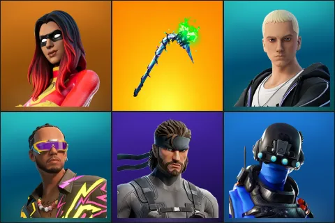 Joltara, Merry Mint Axe, Slim Shady, Lewis Hamilton, Solid Snake, Carbon Commando