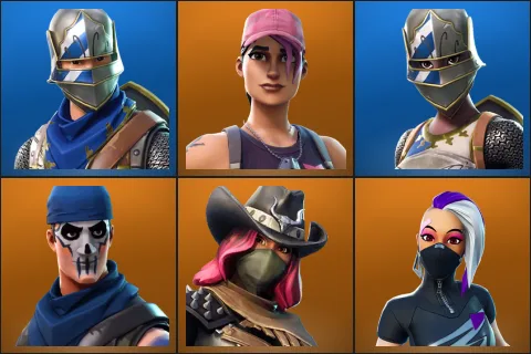 Blue Squire, Rose Team Leader, Royale Knight, Warpaint, Calamity, Catalyst