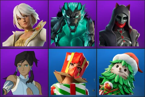 Aphrodite, Cerberus, Felina, Korra, Holiday Boxy, Winterfest Bushranger