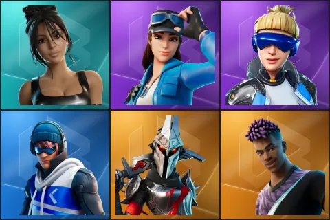 Iconic Kim Kardashian, Cloud Striker, Neo Versa, Point Patroller, Eternal Knight, Fade