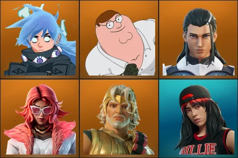 Nezumi, Peter Griffin, The Ageless, Valeria, Zeus, Red Roots Billie