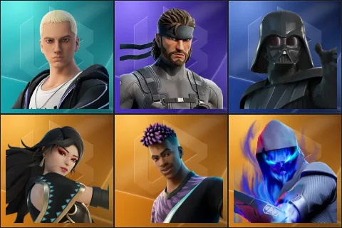 Slim Shady, Solid Snake, Darth Vader, Era, Fade, Fusion