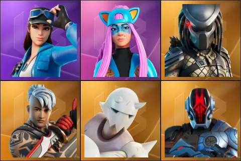Cloud Striker, Alli, Predator, Ronin, Snap, The Foundation