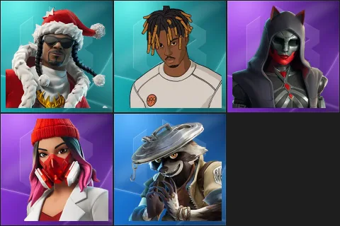 Santa Dogg, Slayer Juice WRLD, Felina, Yulejacket, Rufus