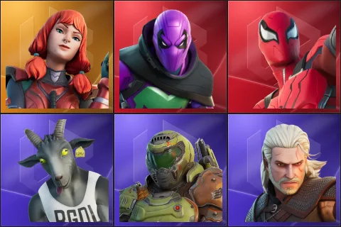 The Imagined, Prowler, Spider-Man Zero, A Goat, Doom Slayer, Geralt of Rivia