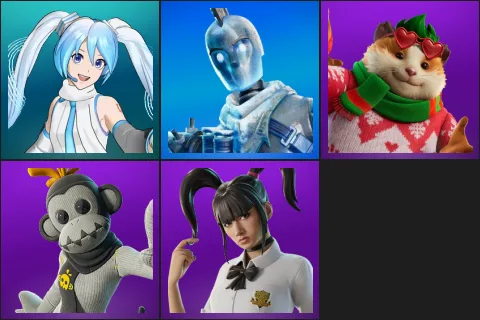 Snow Miku, Glacial Dummy, Cheeks, GHOST Monks, Yuki Yubari