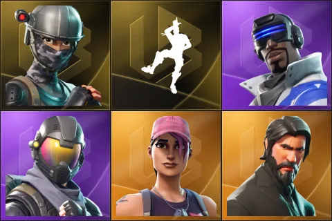 Elite Agent, Take The L, Blue Striker, Rogue Agent, Rose Team Leader, The Reaper