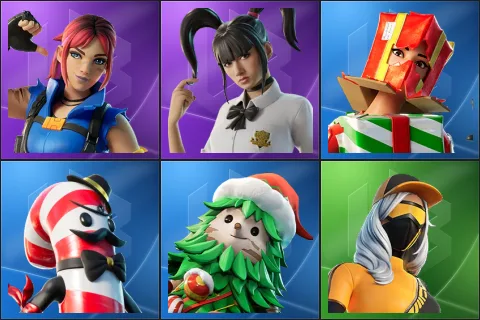 Explorer Emilie, Yuki Yubari, Holiday Boxy, Mr. Dappermint, Winterfest Bushranger, Runway Racer
