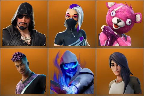 Blackheart, Catalyst, Cuddle Team Leader, Fade, Fusion, Gear Specialist Maya