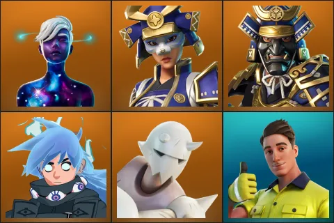 Galaxy Scout, Hime, Musha, Nezumi, Snap, Lazarbeam