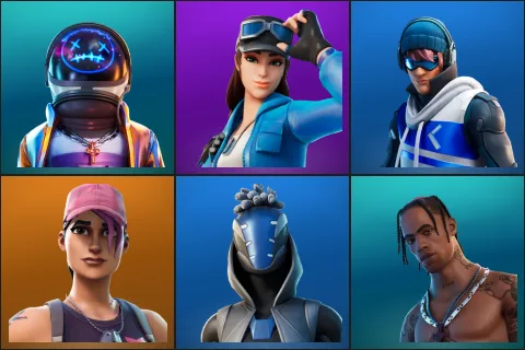 Astro Jack, Cloud Striker, Point Patroller, Rose Team Leader, Sultura, Travis Scott