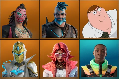 Kado Thorne, Omegarok, Peter Griffin, Spectra Knight, Valeria, Khaby Lame