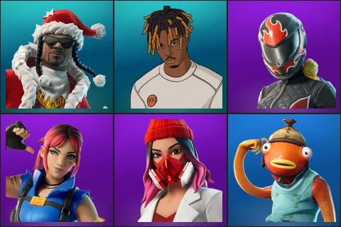 Santa Dogg, Slayer Juice WRLD, Burnoff, Explorer Emilie, Yulejacket, Fishstick