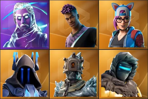 Galaxy, Fade, Lynx, The Ice King, The Prisoner, Zenith