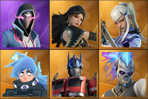 Xander, Era, Mizuki, Nezumi, Optimus Prime, Renzo the Destroyer