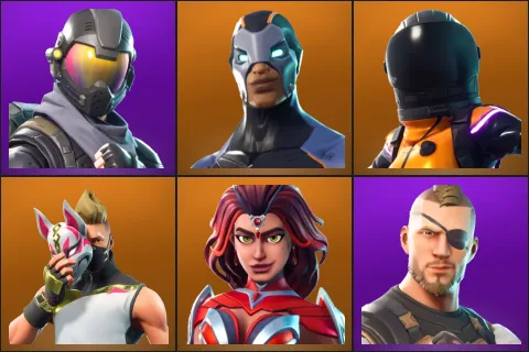 Rogue Agent, Carbide, Dark Vanguard, Drift, Valor, Battlehawk