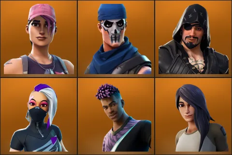 Rose Team Leader, Warpaint, Blackheart, Catalyst, Fade, Gear Specialist Maya