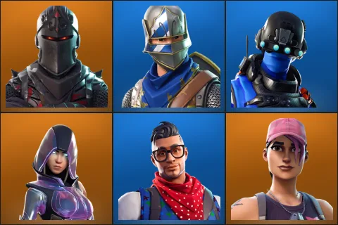 Black Knight, Blue Squire, Carbon Commando, Glow, Prodigy, Rose Team Leader