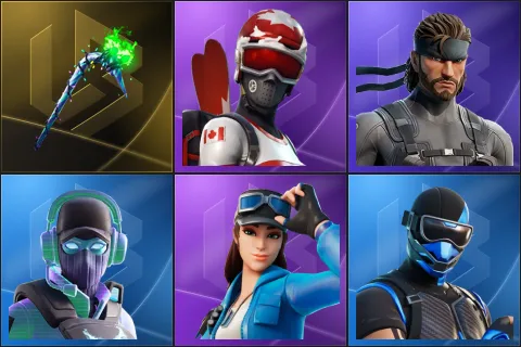 Merry Mint Axe, Mogul Master (CAN), Solid Snake, Breakpoint, Cloud Striker, Fixer