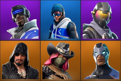 Blue Striker, Point Patroller, Rogue Agent, Blackheart, Calamity, Carbide