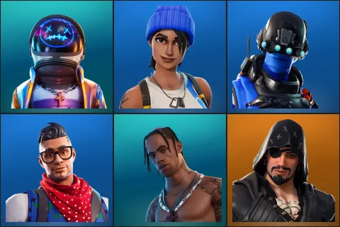 Astro Jack, Blue Team Leader, Carbon Commando, Prodigy, Travis Scott, Blackheart