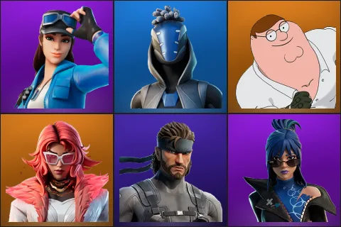 Cloud Striker, Sultura, Peter Griffin, Valeria, Solid Snake, Hope