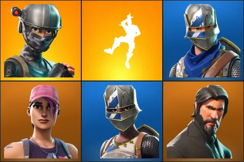 Elite Agent, Take The L, Blue Squire, Rose Team Leader, Royale Knight, The Reaper