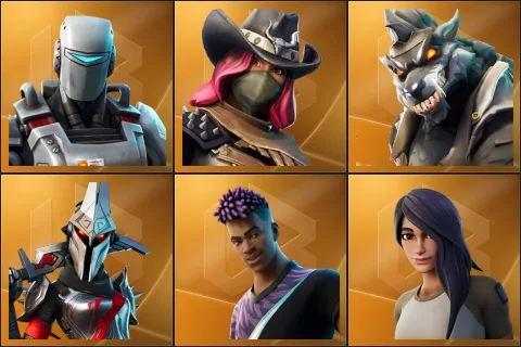 A.I.M., Calamity, Dire, Eternal Knight, Fade, Gear Specialist Maya