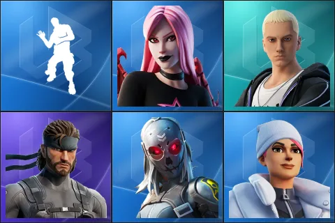 Laugh It Up, Haze, Slim Shady, Solid Snake, Zadie, Blizzard Bomber