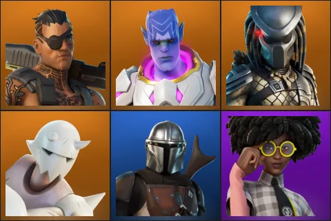 Joey, Kymera, Predator, Snap, Mandalorian, Doctor Slone