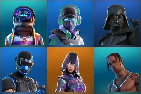 Astro Jack, Breakpoint, Darth Vader, Fixer, Glow, Travis Scott