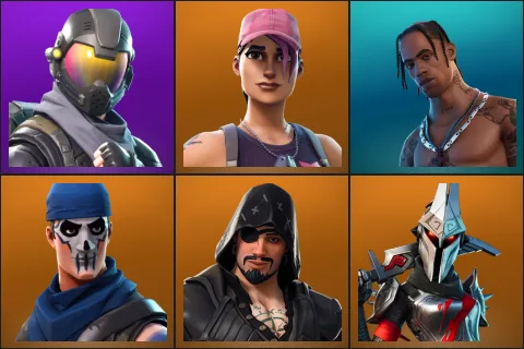 Rogue Agent, Rose Team Leader, Travis Scott, Warpaint, Blackheart, Eternal Knight