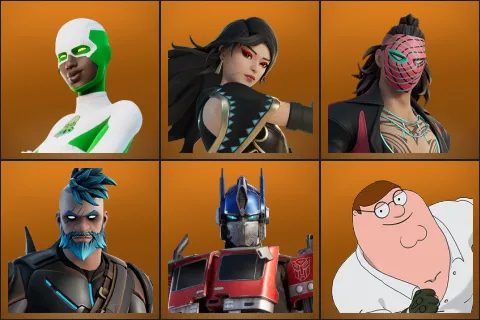 Backlash, Era, Kado Thorne, Omegarok, Optimus Prime, Peter Griffin