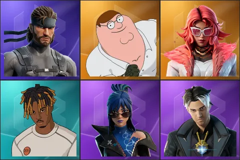 Solid Snake, Peter Griffin, Valeria, Slayer Juice WRLD, Hope, Montague