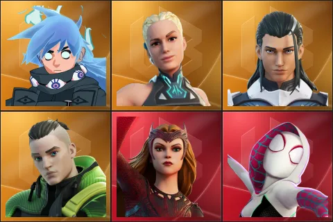 Nezumi, Paradigm (Reality-659), The Ageless, Twyn, Scarlet Witch, Spider-Gwen