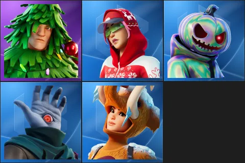 Lt. Evergreen, Arctic Adeline, Chrome Punk, Sinister Glare, Wooly Warrior