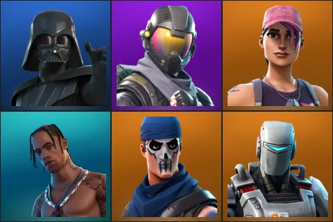 Darth Vader, Rogue Agent, Rose Team Leader, Travis Scott, Warpaint, A.I.M.