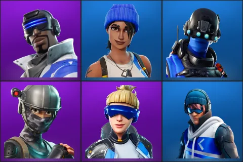 Blue Striker, Blue Team Leader, Carbon Commando, Elite Agent, Neo Versa, Point Patroller
