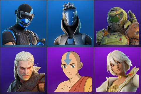 Fixer, Sultura, Doom Slayer, Geralt of Rivia, Aang, Aphrodite