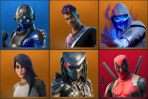 Trilogy, Fade, Fusion, Gear Specialist Maya, Predator, Deadpool