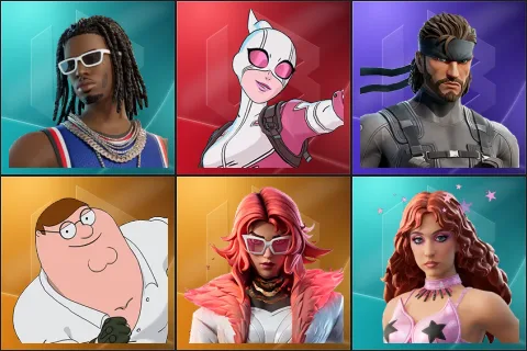 Playboi Carti, Gwenpool, Solid Snake, Peter Griffin, Valeria, Chappell Roan